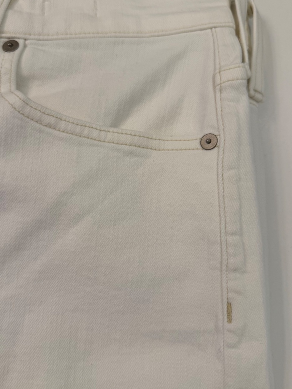 Madewell Off-White Classic Straight Jean, size 29P NWT - Picture 2 of 7